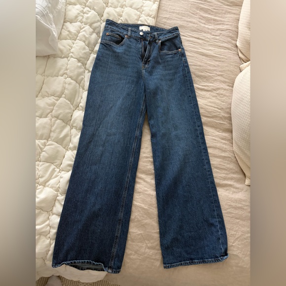 H&M Wide High Dark Wash Jeans - Picture 6 of 6